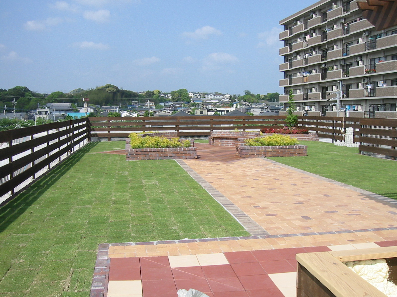 老人ホーム屋上緑化